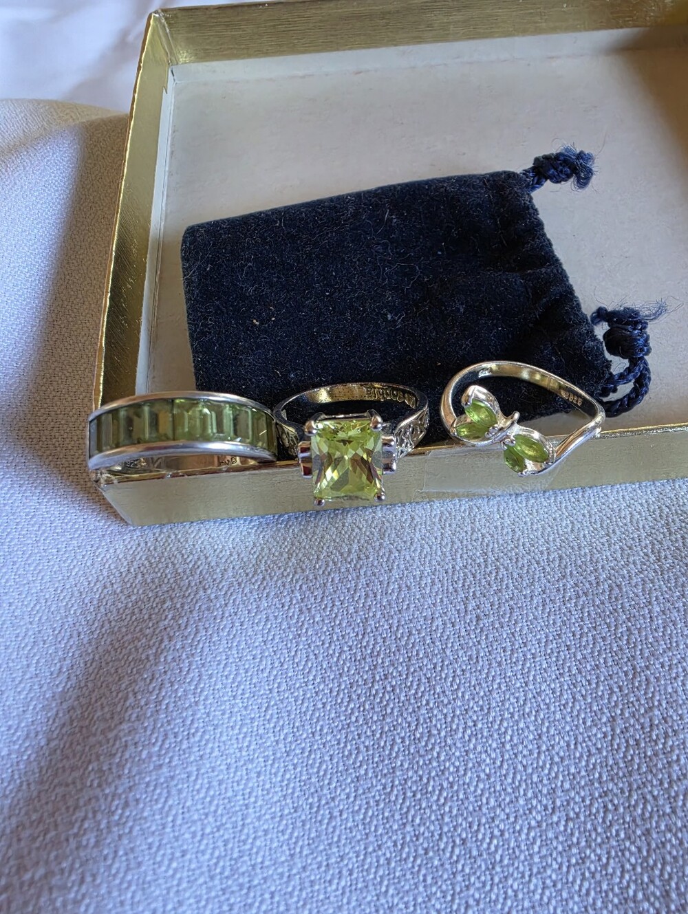 Set Of 3 Fashion Rings
